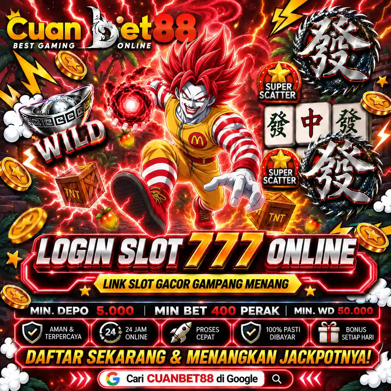 777 Solusi Login Slot777 Online (CUANBET88) Link Slot Gacor Gampang Menang
